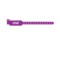 Nevs Wristband - Poly - DNR 5/8" x 10" Purple w/White WB-0058 - alternate 1